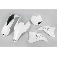 Plastic Kit white for Ktm SX 250/XC 250 - SX 125/XC 125 - SX 144 - SX 150 - SX-F 450/XCF 450 - SX-F 250/XCF 250 - REPLICA PLA...