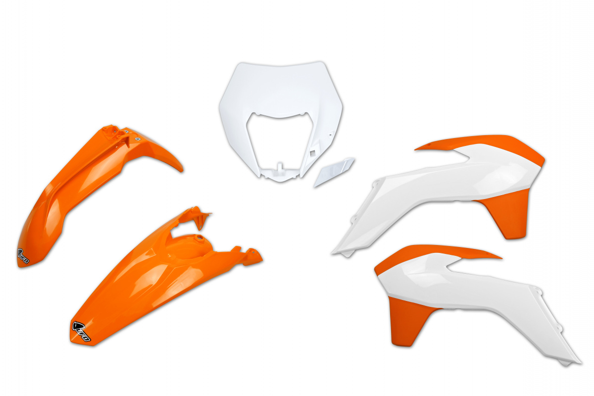 Plastic Kit OEM Color 15 for Ktm EXC 125/XC W125 - EXC 200 - EXC 250/XC W250 - EXC-F 250/XCF W250 - EXC 300/XC W300 - EXC-F ....