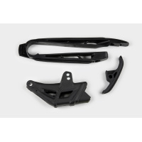 Chain guide+swingarm chain slider - black - Ktm - REPLICA PLASTICS - KT04005-001 - UFO Plast