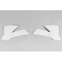 Radiator Covers white for Ktm SX 65 (2002-08) - REPLICA PLASTICS - KT03072-047 - Ufo Plast