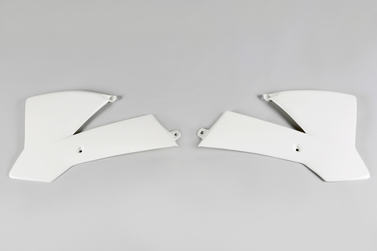 Radiator Covers white for Ktm SX 65 (2002-08) - REPLICA PLASTICS - KT03072-047 - Ufo Plast