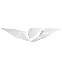 Side Panels white for Ktm SX 250/XC 250 - SX 125/XC 125 - EXC 125/XC W125 - SX 150 - EXC 150/XC W150 / XC W150TPI - EXC 250/....