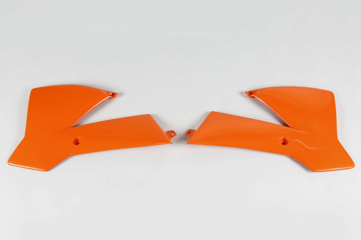 Radiator Covers orange for Ktm SX 65 (2002-08) - REPLICA PLASTICS - KT03072-127 - Ufo Plast