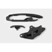 Chain guide+swingarm chain slider - black - Ktm - REPLICA PLASTICS - KT04067-001 - UFO Plast