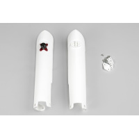 Fork Slider Protector + Quick Starter white for Ktm SX 250/XC 250 - SX 125/XC 125 - SX 144 - SX 150 - SX-F 450/XCF 450 - SX-....