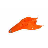 Rear fender - orange 127 - Ktm - REPLICA PLASTICS - KT04072-127 - UFO Plast