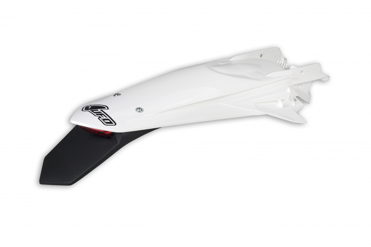 Rear Fender white for Ktm EXC 125/XC W125 - EXC 150/XC W150 / XC W150TPI - EXC 250/XC W250 - EXC-F 250/XCF W250 - EXC 300/XC....