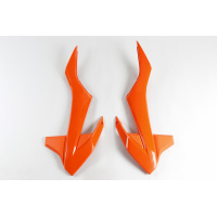 Radiator covers - orange 127 - Ktm - REPLICA PLASTICS - KT04085-127 - UFO Plast