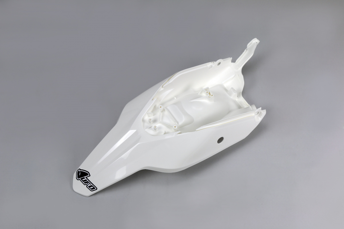 Rear Fender white for Ktm SX 65 (2009-15) - REPLICA PLASTICS - KT04010-047 - Ufo Plast