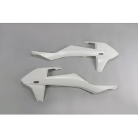 Radiator Covers white for Ktm SX 250/XC 250 - SX 125/XC 125 - EXC 125/XC W125 - SX 150 - EXC 150/XC W150 / XC W150TPI - EXC ....