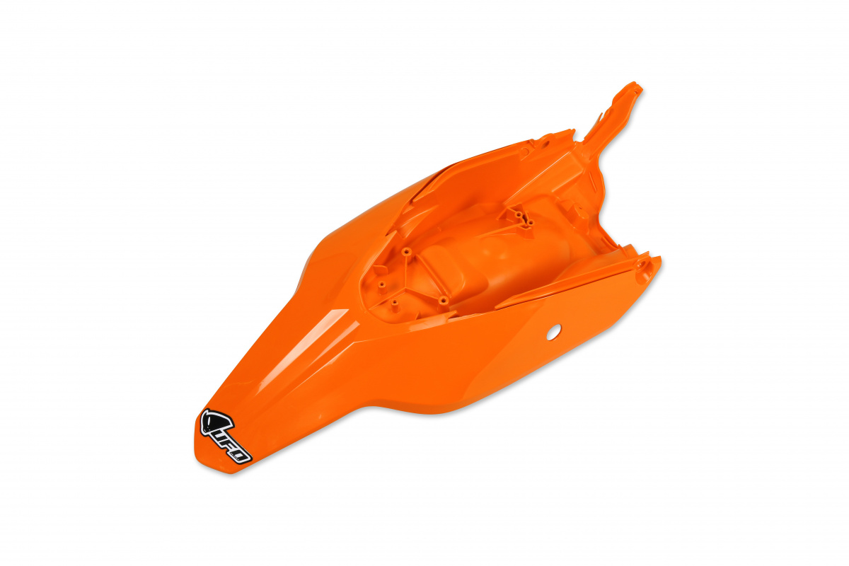 Rear Fender orange for Ktm SX 65 (2009-15) - REPLICA PLASTICS - KT04010-127 - Ufo Plast