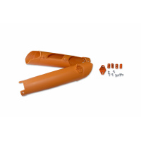 Fork slider protectors - orange 127 - Ktm - REPLICA PLASTICS - KT04002-127 - UFO Plast