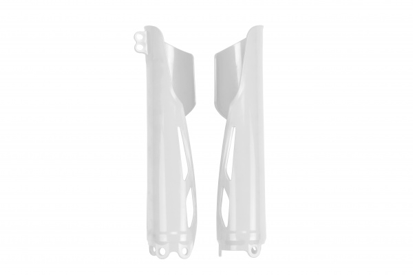 Fork slider protectors - white 041 - Honda - REPLICA PLASTICS - HO04695-041 - UFO Plast