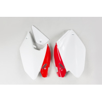 Side Panels white-red for Honda CRF 250X (2004-17) - REPLICA PLASTICS - HO03647-W - Ufo Plast