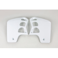 Radiator Covers white for Honda CR 500 (1989-01) - REPLICA PLASTICS - HO02620-041 - Ufo Plast