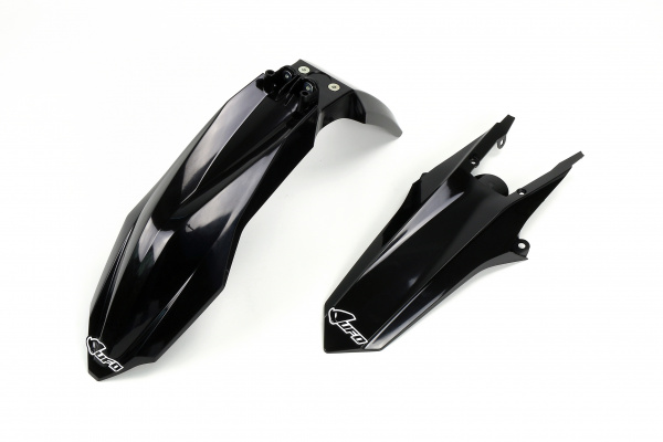 Fenders Kit black for Husqvarna TC 250 - TC 125 - FC 250 - FC 350 - FC 450 - TC 300 - REPLICA PLASTICS - HUFK613-001 - Ufo Plast