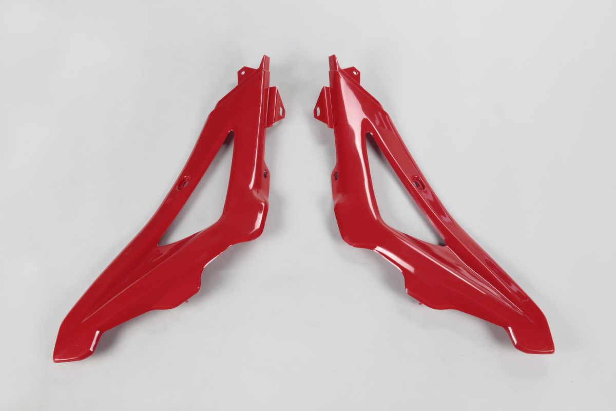 Radiator Covers red for Husqvarna CR 125 - WR 125 - TC 250 - TE 250 - TC 310 - TE 310 - REPLICA PLASTICS - HU03334-062 - Ufo ...