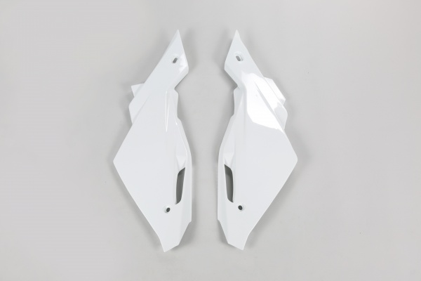 Side Panels white for Husqvarna CR 125 (2009-13) - WR 125 (2009-13) - REPLICA PLASTICS - HU03336-041 - Ufo Plast