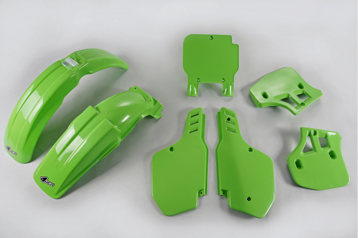 Plastic Kit OEM Color 91 for Kawasaki KX 500 (1989-92) - REPLICA PLASTICS - KAKIT189-999A - Ufo Plast