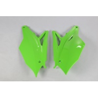 Side Panels green for Kawasaki KXF 250 (2017-20) - KXF 450 (2016-18) - REPLICA PLASTICS - KA04737-026 - Ufo Plast