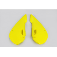 Side Panels yellow for Kawasaki KX 65 (2001-25) - KLX 110 (2001-09) - REPLICA PLASTICS - KA03734-102 - Ufo Plast