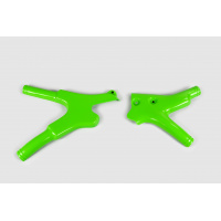 Mixed spare parts / Frame guard - green - Kawasaki - REPLICA PLASTICS - KA02721-026 - UFO Plast