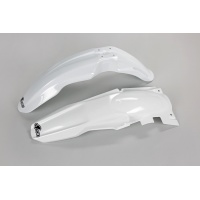 Fenders Kit white for Suzuki RMZ 450 (2005-07) - REPLICA PLASTICS - SUFK404-041 - Ufo Plast