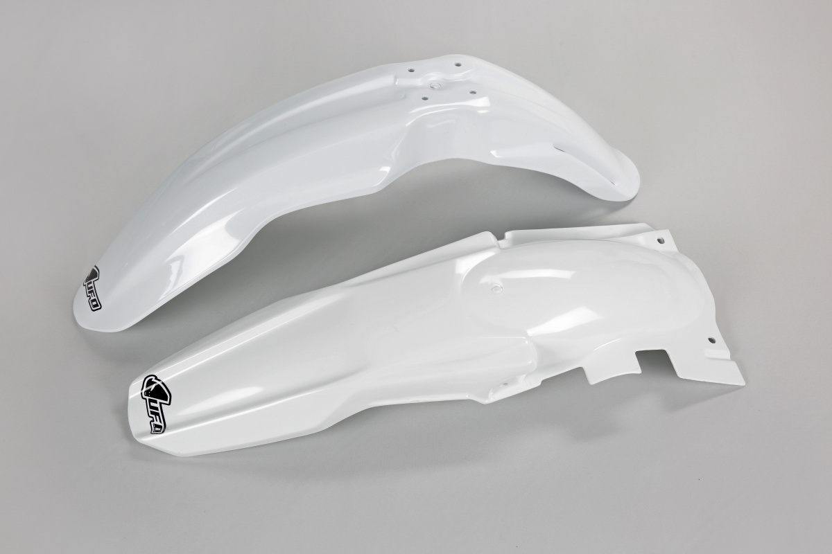 Fenders Kit white for Suzuki RMZ 450 (2005-07) - REPLICA PLASTICS - SUFK404-041 - Ufo Plast