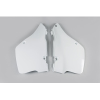 Side Panels white for Suzuki RM 125 (1989-92) - REPLICA PLASTICS - SU02906-041 - Ufo Plast