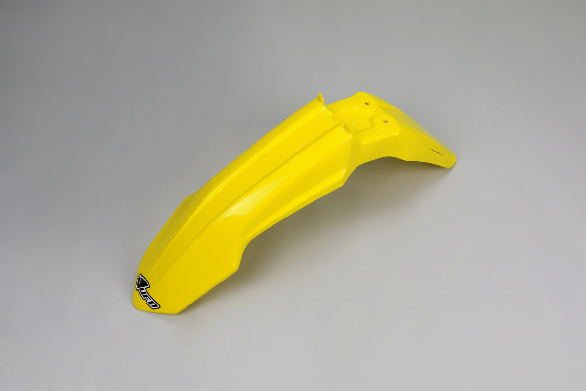 Front Fenders yellow for Suzuki RMZ 250 (2010-18) - RMZ 450 (2008-17) - REPLICA PLASTICS - SU04920-102 - Ufo Plast