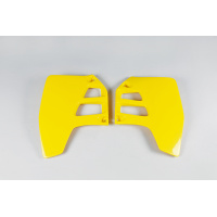 Radiator Covers yellow for Suzuki RM 125 (1992) - RM 250 (1989-92) - REPLICA PLASTICS - SU02909-101 - Ufo Plast