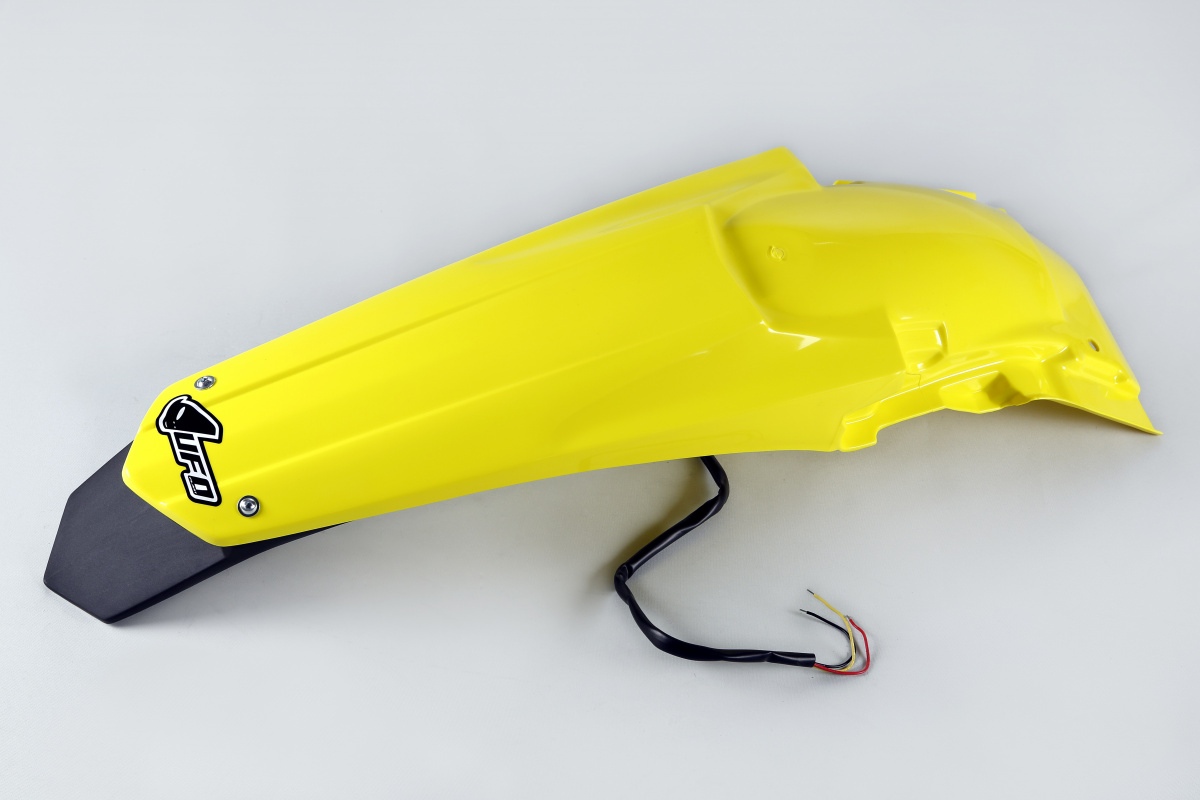 Rear fender / Enduro LED - yellow 102 - Suzuki - REPLICA PLASTICS - SU04934-102 - UFO Plast