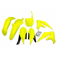 Plastic Kit neon yellow for Yamaha YZF 250 (2019-23) - YZF 450 (2018-22) - REPLICA PLASTICS - YAKIT321-DFLU - Ufo Plast