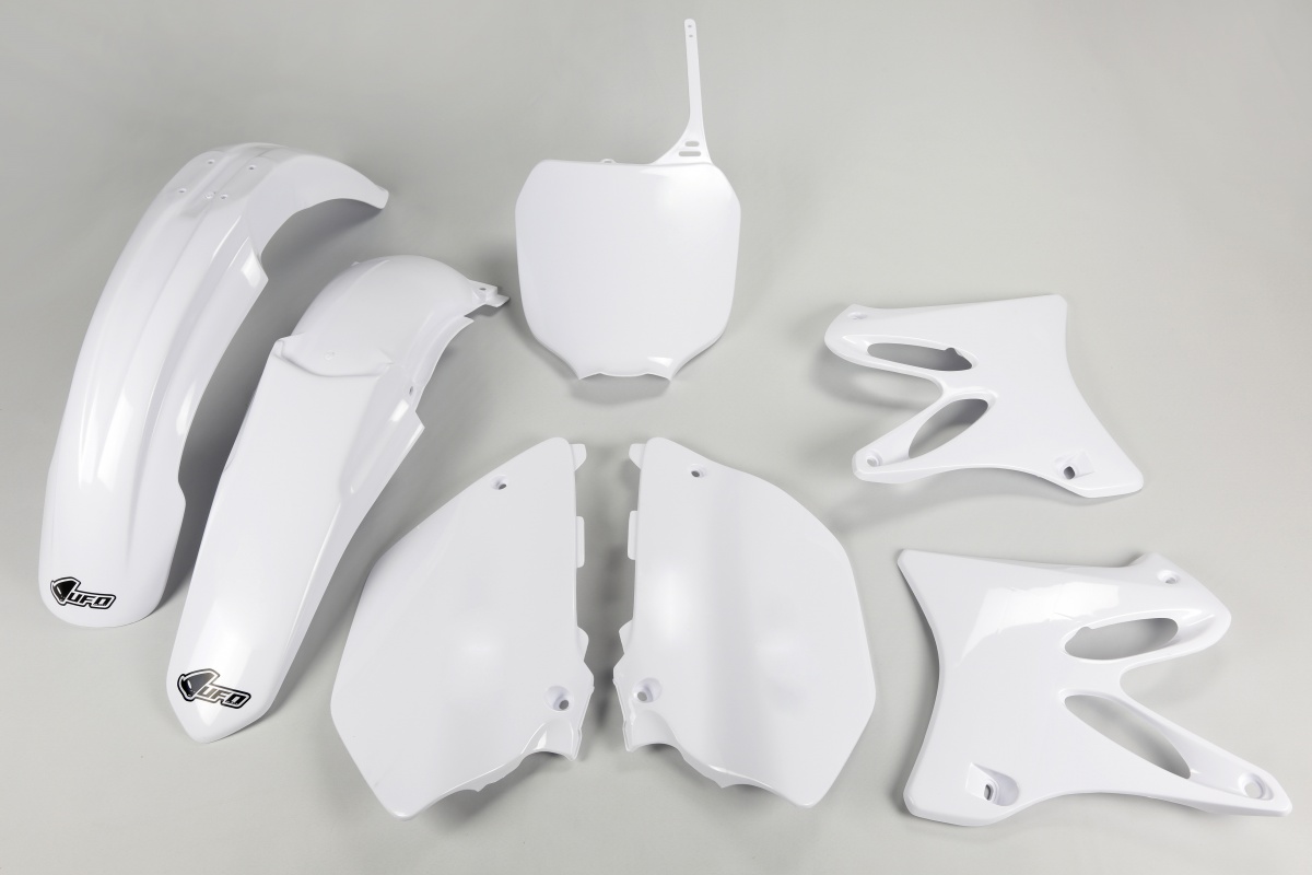 Plastic Kit white for Yamaha YZ 125 (2002-05) - YZ 250 (2002-05) - REPLICA PLASTICS - YAKIT301-046 - Ufo Plast