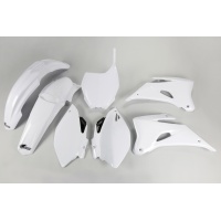 Plastic Kit white for Yamaha YZF 250 (2006-09) - YZF 450 (2006-09) - REPLICA PLASTICS - YAKIT305-046 - Ufo Plast