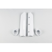 Fork Slider Protectors white for Yamaha YZ 125 (1991-95) - YZ 250 (1991-95) - REPLICA PLASTICS - YA02838-046 - Ufo Plast