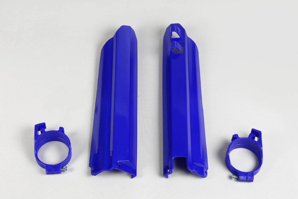 Fork Slider Protectors blue for Yamaha YZ 125 - YZ 250 - YZF 400 - WRF 400 - YZF 250 - WRF 250 - YZF 426 - WRF 426 - YZF 450....