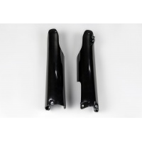 Fork Slider Protectors black for Yamaha YZ 125 - YZ 250 - YZF 250 - WRF 250 - YZF 450 - WRF 450 - REPLICA PLASTICS - YA03872-...