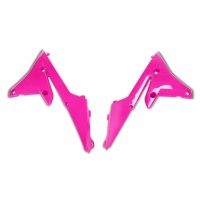 Radiator covers - neon pink - Yamaha - REPLICA PLASTICS - YA04838-P - UFO Plast