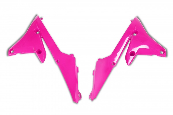 Radiator covers - neon pink - Yamaha - REPLICA PLASTICS - YA04838-P - UFO Plast