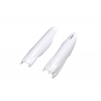 Fork Slider Protectors white for Yamaha YZ 125 (2022-25) - YZ 250 (2022-25) - YZF 250 (2010-23) - YZF 450 (2010-22) - REPLICA...