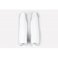 Fork slider protectors - white 046 - Yamaha - REPLICA PLASTICS - YA03896-046 - UFO Plast