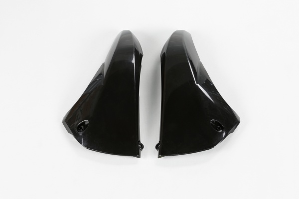 Radiator covers / Upper part - black - Yamaha - REPLICA PLASTICS - YA04823-001 - UFO Plast