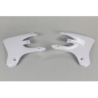 Radiator covers - white 046 - Yamaha - REPLICA PLASTICS - YA03861-046 - UFO Plast