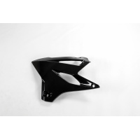 Radiator covers - black - Yamaha - REPLICA PLASTICS - YA04847-001 - UFO Plast