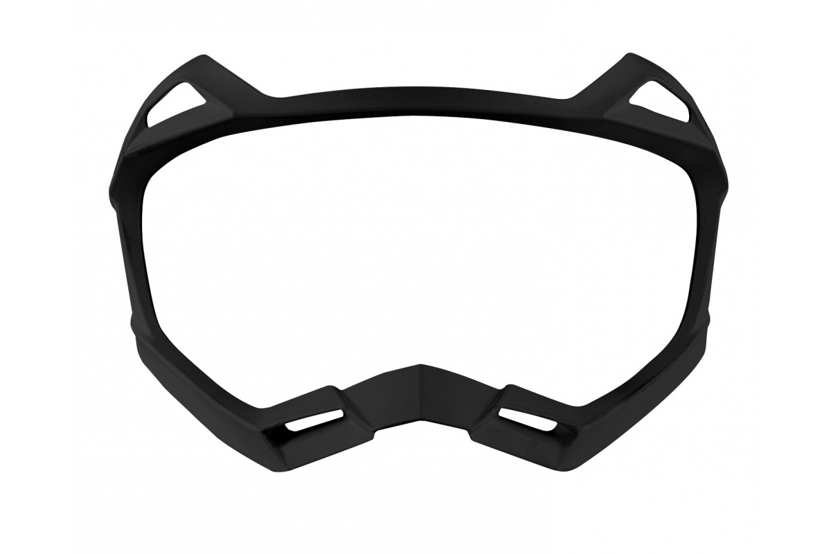 Nose protection rubber for motocross Interceptor & Interceptor II helmet black - Helmet spare parts - HR033-K - Ufo Plast