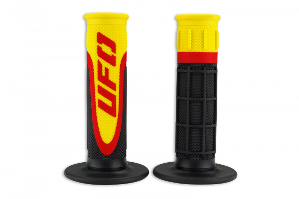 Motocross grips Axiom yellow - Manopole - MA01825-102 - UFO Plast