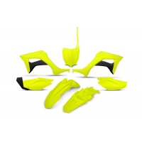 Plastic kit Honda - neon yellow - REPLICA PLASTICS - HOKIT124-DFLU - UFO Plast