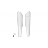 Fork slider protectors - white 041 - Husqvarna - REPLICA PLASTICS - HU03361-041 - UFO Plast