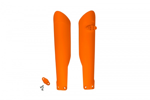 Fork slider protectors - orange 127 - Ktm - REPLICA PLASTICS - KT04055-127 - UFO Plast